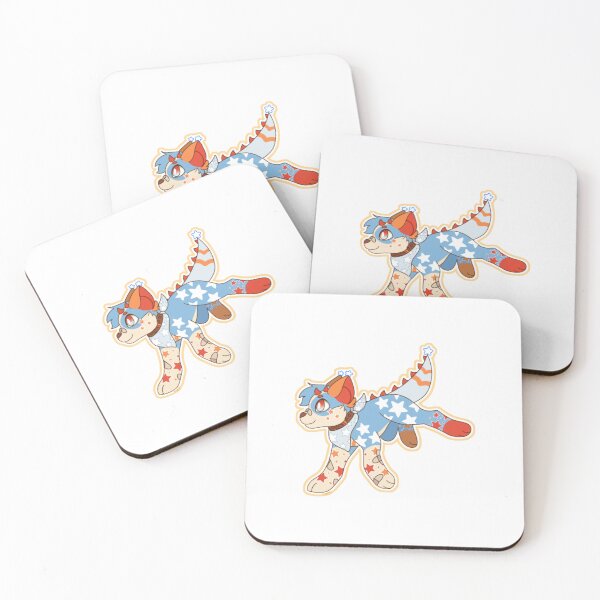 Item preview, Magical Starry Blue Dragon Dog Character designed and sold by FroggyBaBoy.
