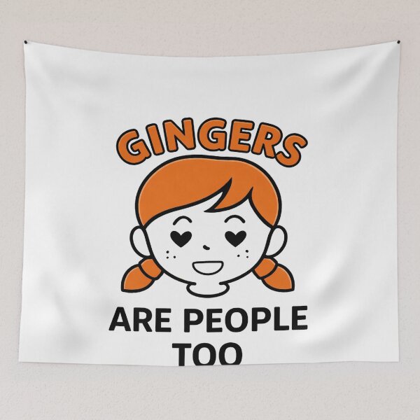 Item preview, Gingers Are People Too Cute Funny Design designed and sold by margamPagenberg.