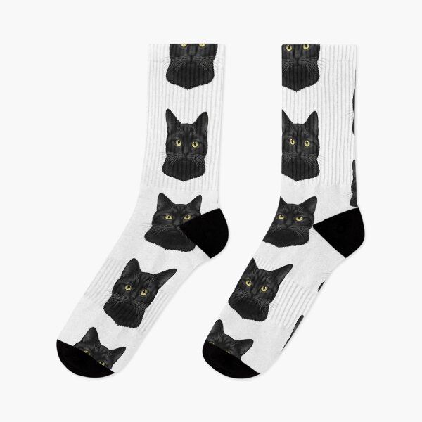 Item preview, Black cat designed and sold by saphira-art.