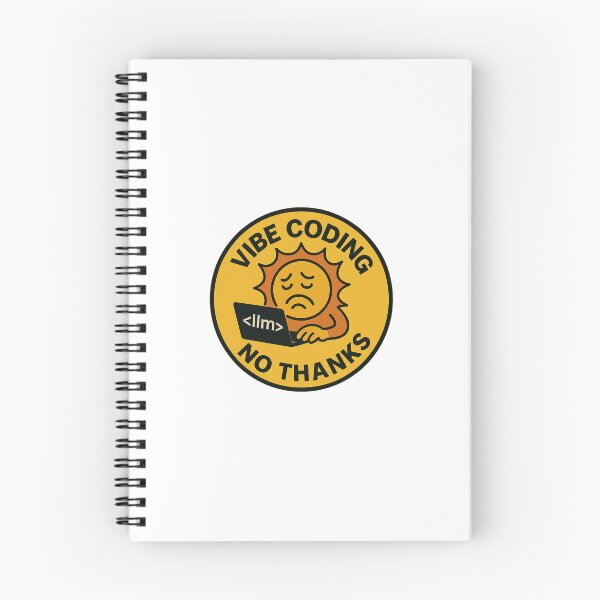 Item preview, Vibe Coding No Thanks designed and sold by Road2Nohand.