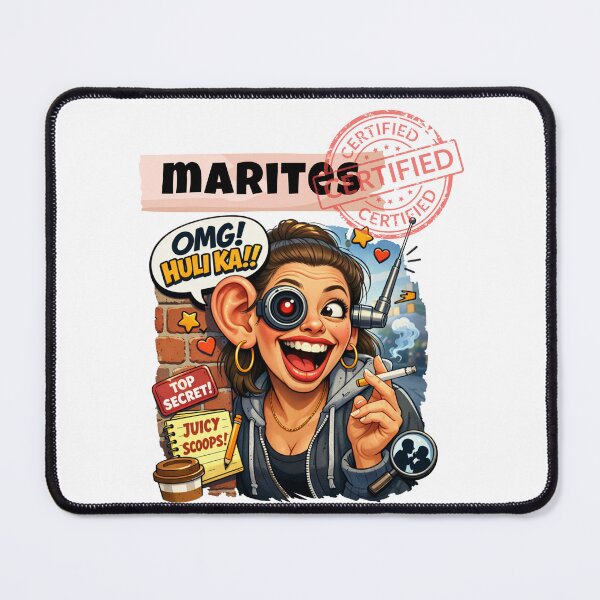 Item preview, Marites Certified – OMG Huli Ka! Funny Filipino Gossip Queen designed and sold by ikaysCreative.