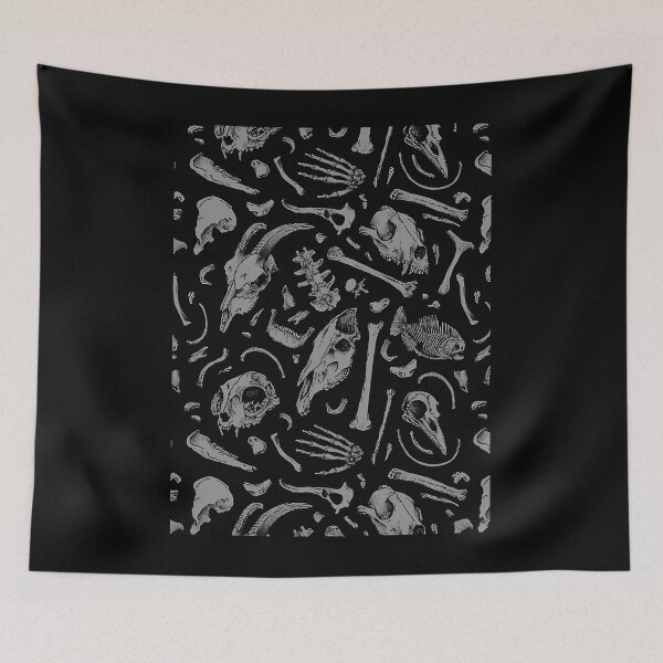 Item preview, Seamless Animal Bones Gothic Pattern designed and sold by hectorcally48.