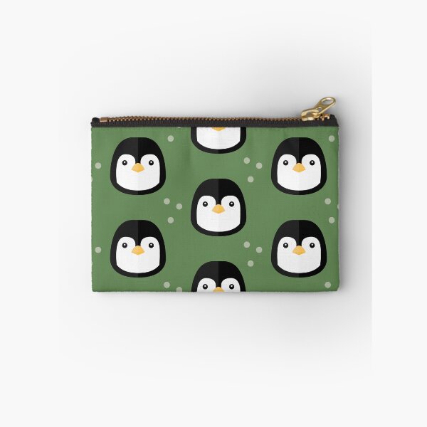 Item preview, Penguin heads on green designed and sold by reneesillus.