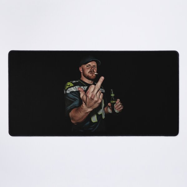 Item preview, Meme Sam darnold Middle Finge bLACK 90s White designed and sold by tierryrincones.