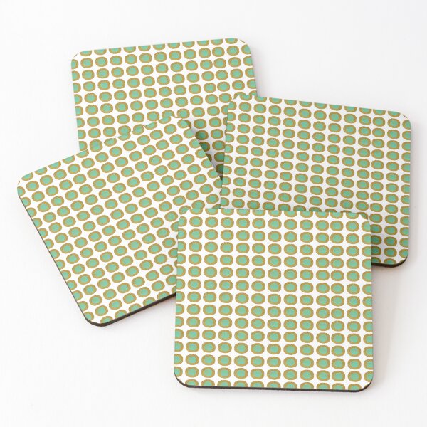 Item preview, Gold & Green Circles designed and sold by Monique'sArtStudio.