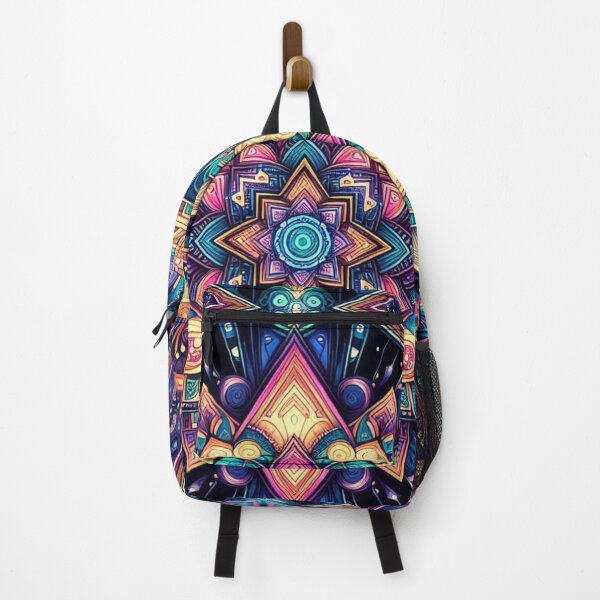 Item preview, Cosmic Mandala – Vibrant Symmetry Emblem Design designed and sold by Dogandesighn.