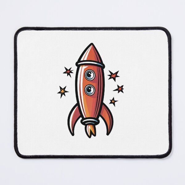 Item preview, Retro Space Rocket Sticker | Cute Galaxy Rocket | Explore the Universe Design designed and sold by sam54796.