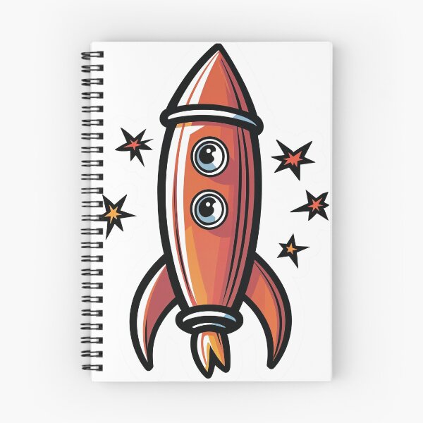 Item preview, Retro Space Rocket Sticker | Cute Galaxy Rocket | Explore the Universe Design designed and sold by sam54796.