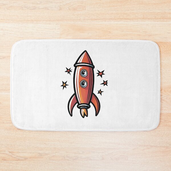 Item preview, Retro Space Rocket Sticker | Cute Galaxy Rocket | Explore the Universe Design designed and sold by sam54796.