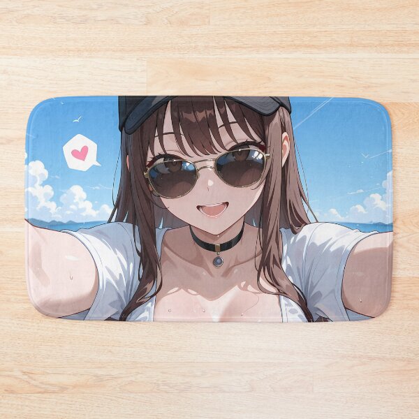 Item preview, SHIRO: Anime Waifu Baseball Fan Cute Summer Style designed and sold by BorgSpareParts.