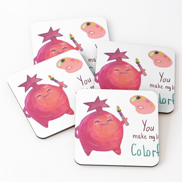 Item preview, You Make My Life Colorful - Cute Pomegranate Art for Gratitude & Joy designed and sold by FaliushART.