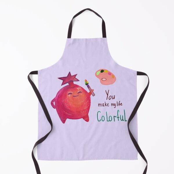 Item preview, You Make My Life Colorful - Cute Pomegranate Art for Gratitude & Joy designed and sold by FaliushART.