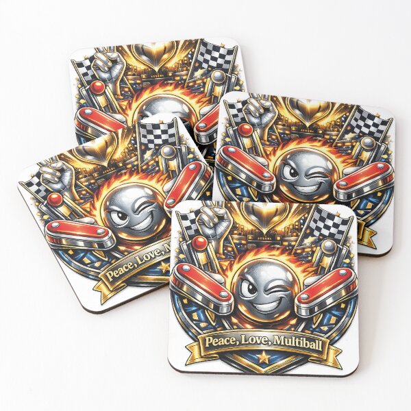 Item preview, Peace Love Multiball – Pinball Pinball Design designed and sold by SaMaJuJu- Flipp .