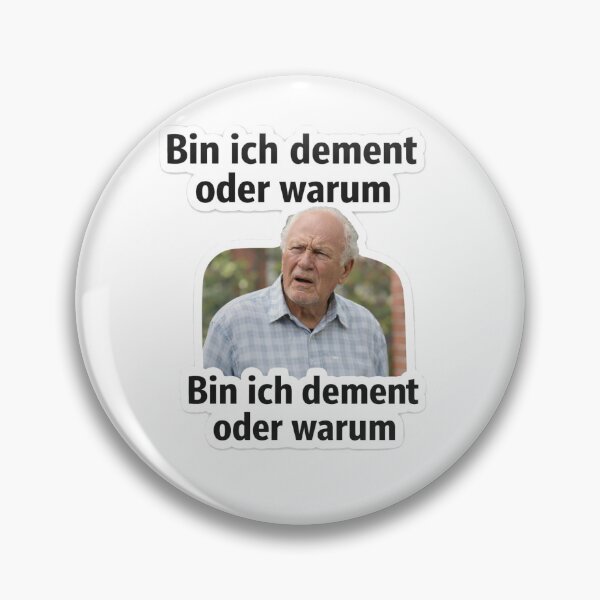 Item preview, Am I demented or why meme stickers designed and sold by BloeHoerBaekAut Sticker .