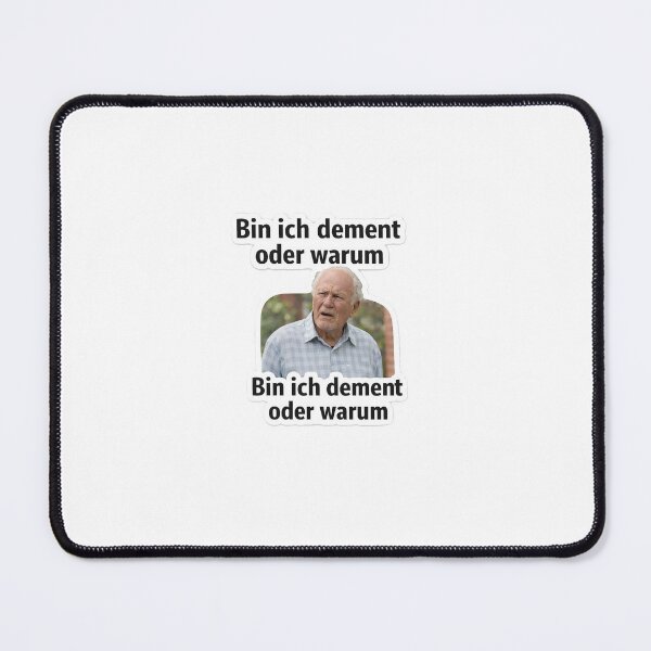 Item preview, Am I demented or why meme stickers designed and sold by BloeHoerBaekAut Sticker .