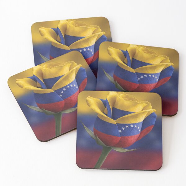 Item preview, Vibrant Venezuelan Flag Rose National Pride Art designed and sold by DGtaLrtcom.