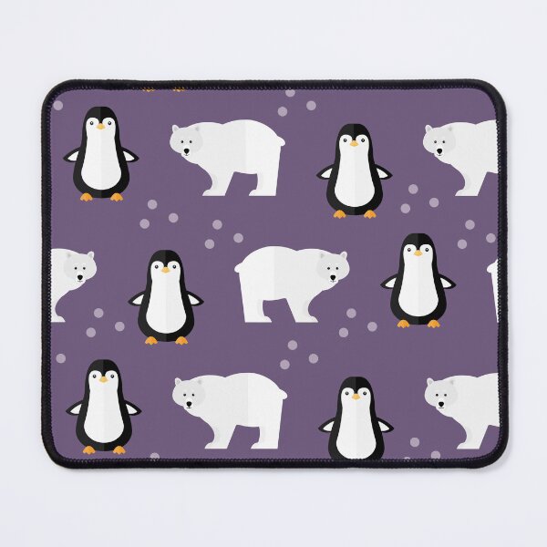 Item preview, Arctic animals on purple designed and sold by reneesillus.