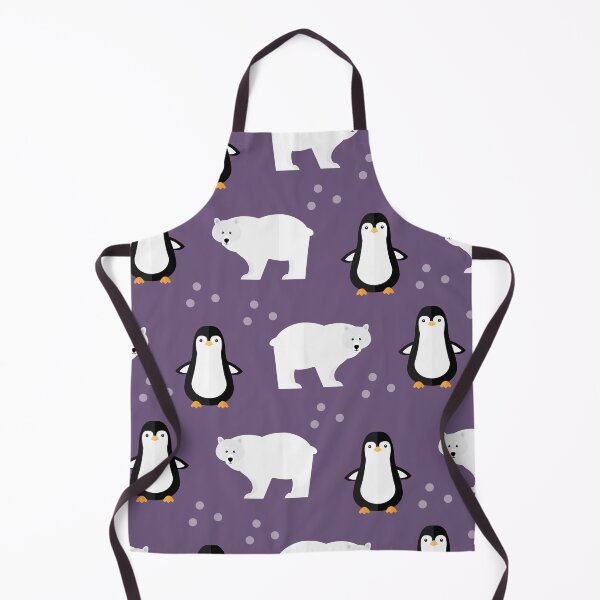 Item preview, Arctic animals on purple designed and sold by reneesillus.