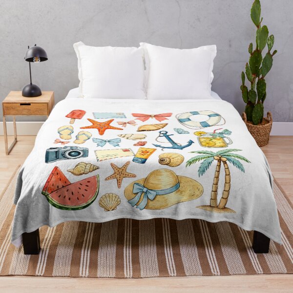 Item preview, Summer Beach Vibes Coastal Vacation Art designed and sold by margamPagenberg.