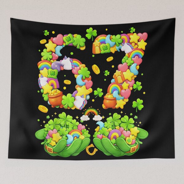 Item preview, Lucky 27 St Patricks Day Rainbow Shamrock Shirt designed and sold by StanaLuis.