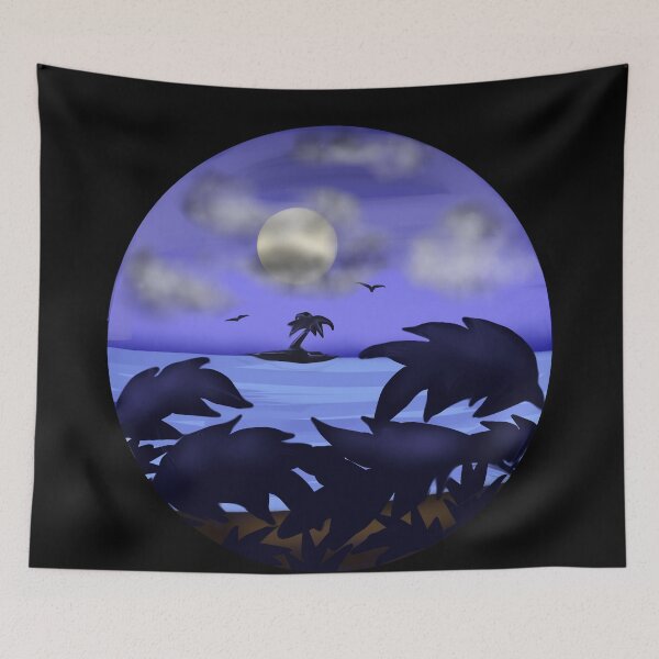Item preview, Blurred Lagoon designed and sold by Nightflyer Art.