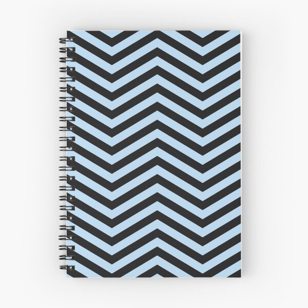 Item preview, Black And Ice Blue Chevron Zigzag Pattern designed and sold by pattern-archive.