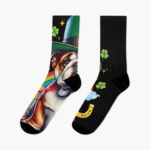 Item preview, Bulldog St Patricks Day Lucky Dog Irish Bulldog Shirt designed and sold by StanaLuis.
