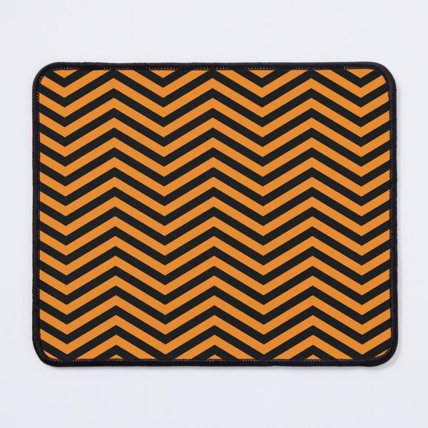 Item preview, Black And Orange Chevron Zigzag Pattern designed and sold by pattern-archive.