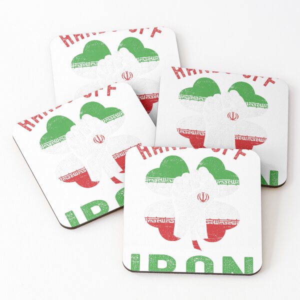 Item preview, Hands Off Iran Stand with Iran US Flag designed and sold by lazarolandry.