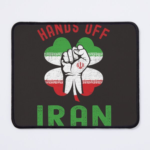 Item preview, Hands Off Iran Stand with Iran US Flag designed and sold by lazarolandry.