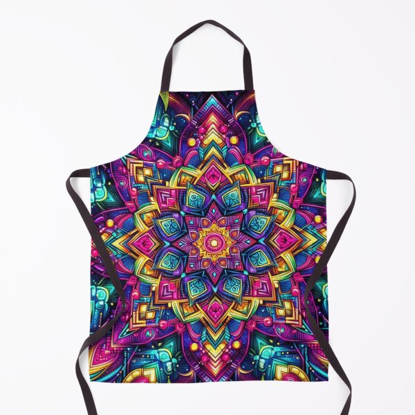 Item preview, Cosmic Bloom – Vibrant Mandala Emblem Design designed and sold by Dogandesighn.