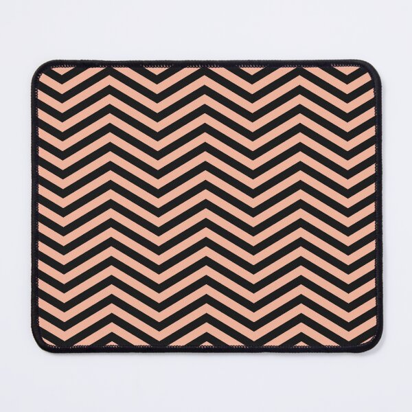 Item preview, Black And Peach Chevron Zigzag Pattern designed and sold by pattern-archive.