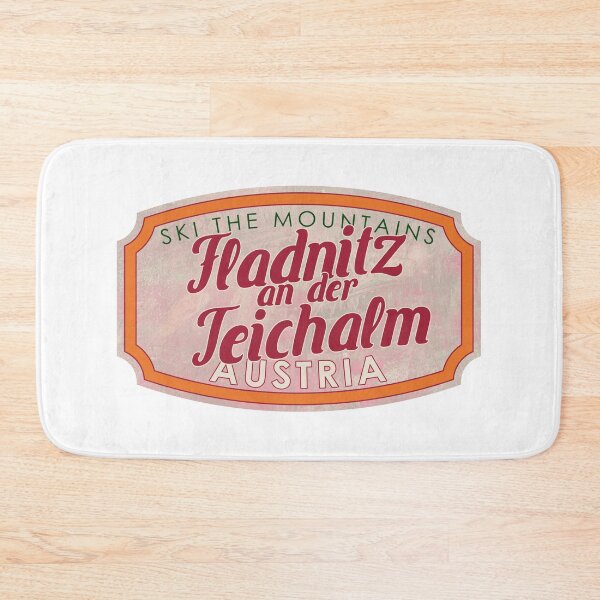 Item preview, Fladnitz an der Teichalm, Austria, Steiermark, Ski, textured skiing badge designed and sold by Wanderful-roads.