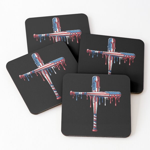 Item preview, Patriotic Baseball Christian Bat Cross designed and sold by KIROSALS.