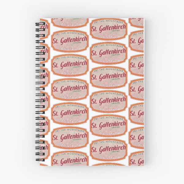 Item preview, St. Gallenkirch, Austria, Vorarlberg, Ski, textured skiing badge designed and sold by Wanderful-roads.