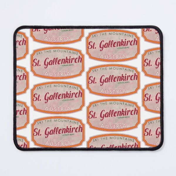 Item preview, St. Gallenkirch, Austria, Vorarlberg, Ski, textured skiing badge designed and sold by Wanderful-roads.