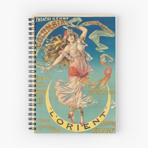 Item preview, Vintage Art Nouveau L’Orient Theatre French Dancer Poster designed and sold by TheSoulOfArt.