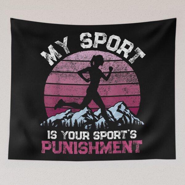 Item preview, My Sports is your Sports Punishment Vintage Athlete Runners designed and sold by StephanieSBeama.