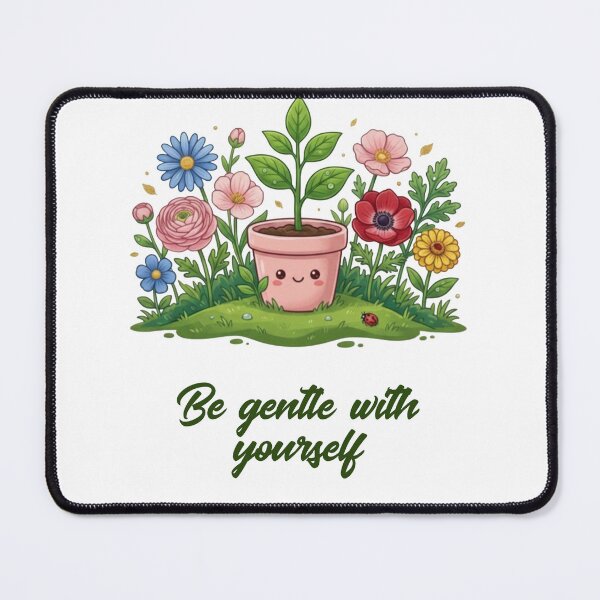 Item preview, Kawaii Sprout Be Gentle With Yourself designed and sold by PromptCoreNexus.