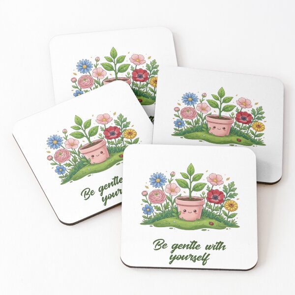 Item preview, Kawaii Sprout Be Gentle With Yourself designed and sold by PromptCoreNexus.