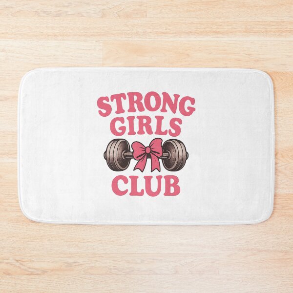 Item preview, Strong Girls Club Pink Barbell designed and sold by OwnYourMood.