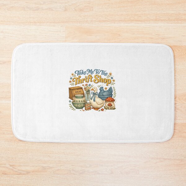 Item preview, Take Me To The Thrift Shop – Funny Thrifting Lover Vintage Design designed and sold by DoodloraStudio.