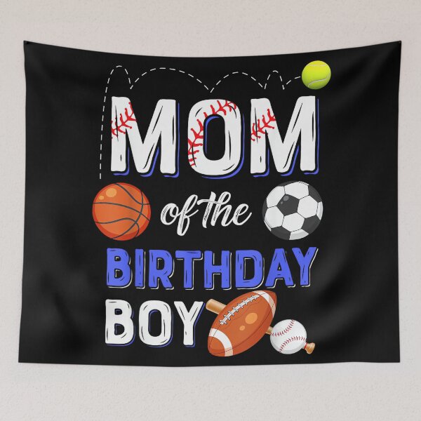 Item preview, Mom Of The Birthday Boy Sports 1st Family Matching Party designed and sold by StephanieSBeama.