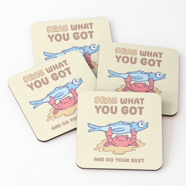Item preview, Crab What You Got & Do Your Best designed and sold by SketchesWSara.