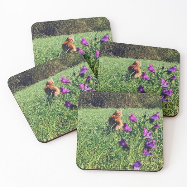 Item preview, Flower loving cat designed and sold by vseixas.