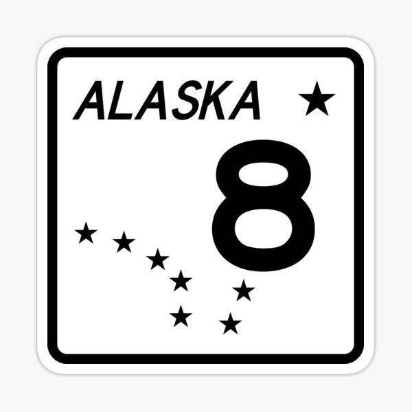 Denali National Park Round Sticker Auto Decal Car Truck RV Window Travel Alaska
