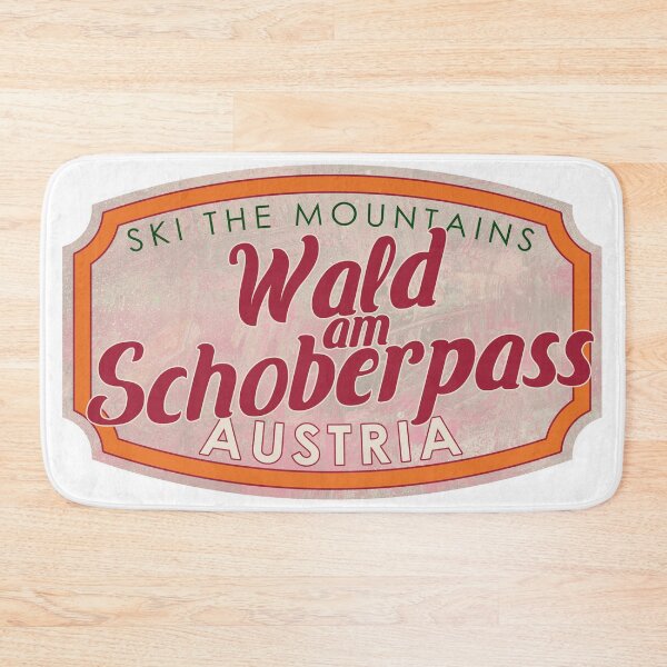 Item preview, Wald am Schoberpass, Austria, Steiermark, Ski, textured skiing badge designed and sold by Wanderful-roads.