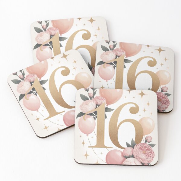 Item preview, Floral 16th Birthday – Sweet Sixteen Party Aesthetic designed and sold by myforestfog.