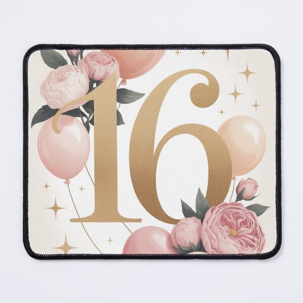 Item preview, Floral 16th Birthday – Sweet Sixteen Party Aesthetic designed and sold by myforestfog.