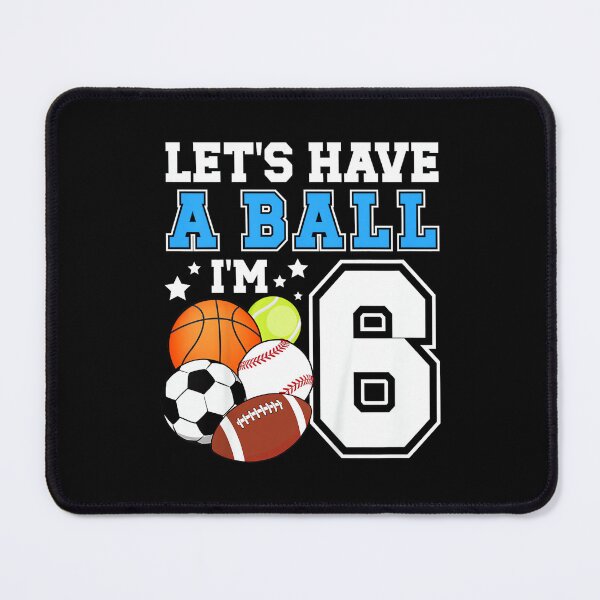 Item preview, Kids 6th Sports Birthday Party Six Year Old Boy Birthday Sports designed and sold by StephanieSBeama.